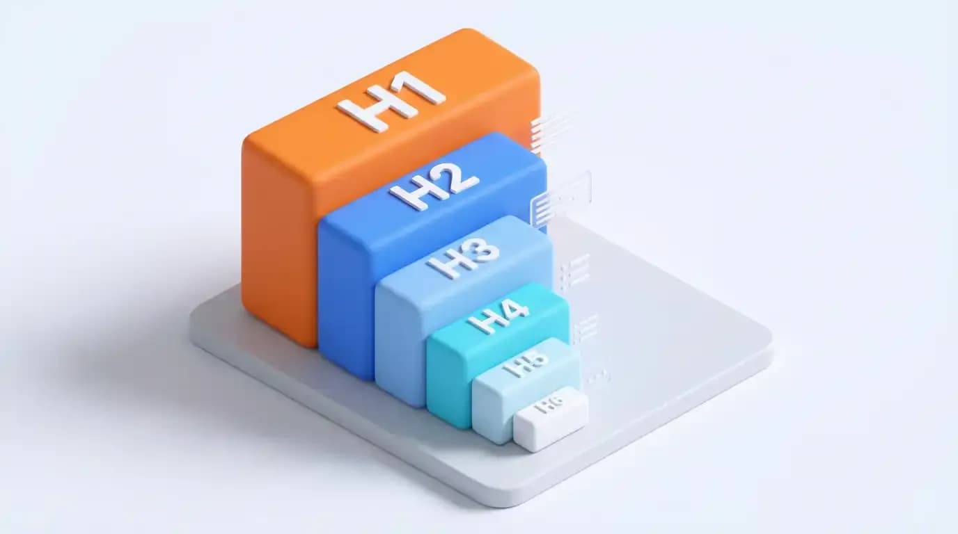 آموزش تگهای h1 تا h6 در HTML